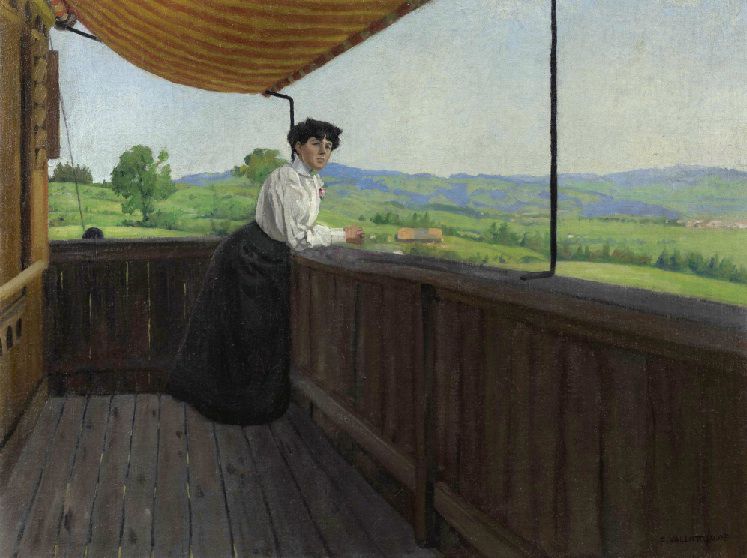 Félix Vallotton, 1905 - Sur le balcon.jpg