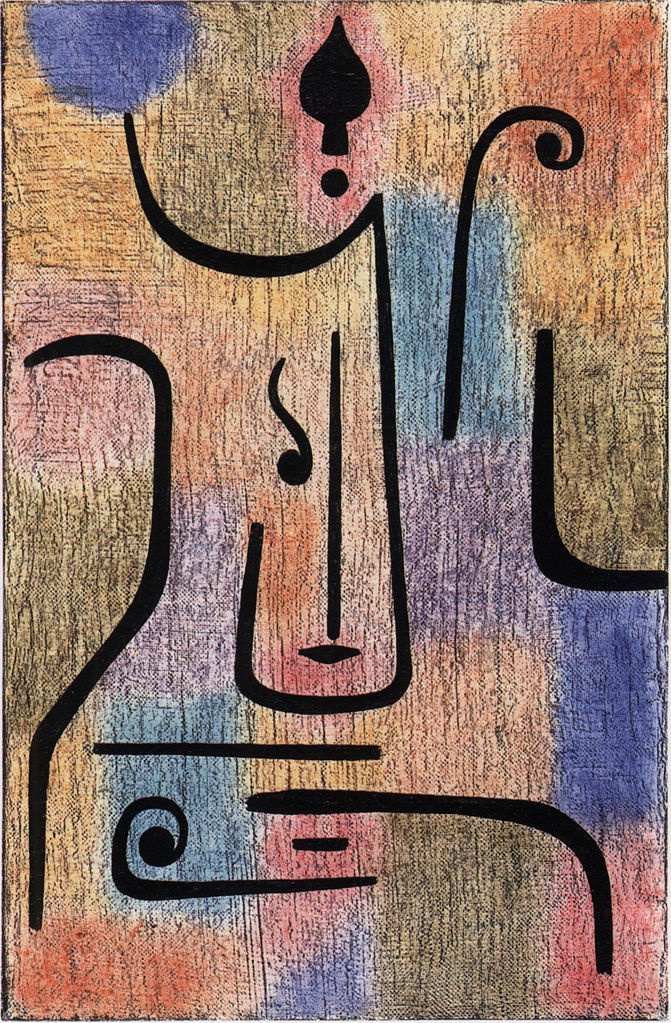 Paul Klee: Erzengel (1938) (Source: Wikimedia).